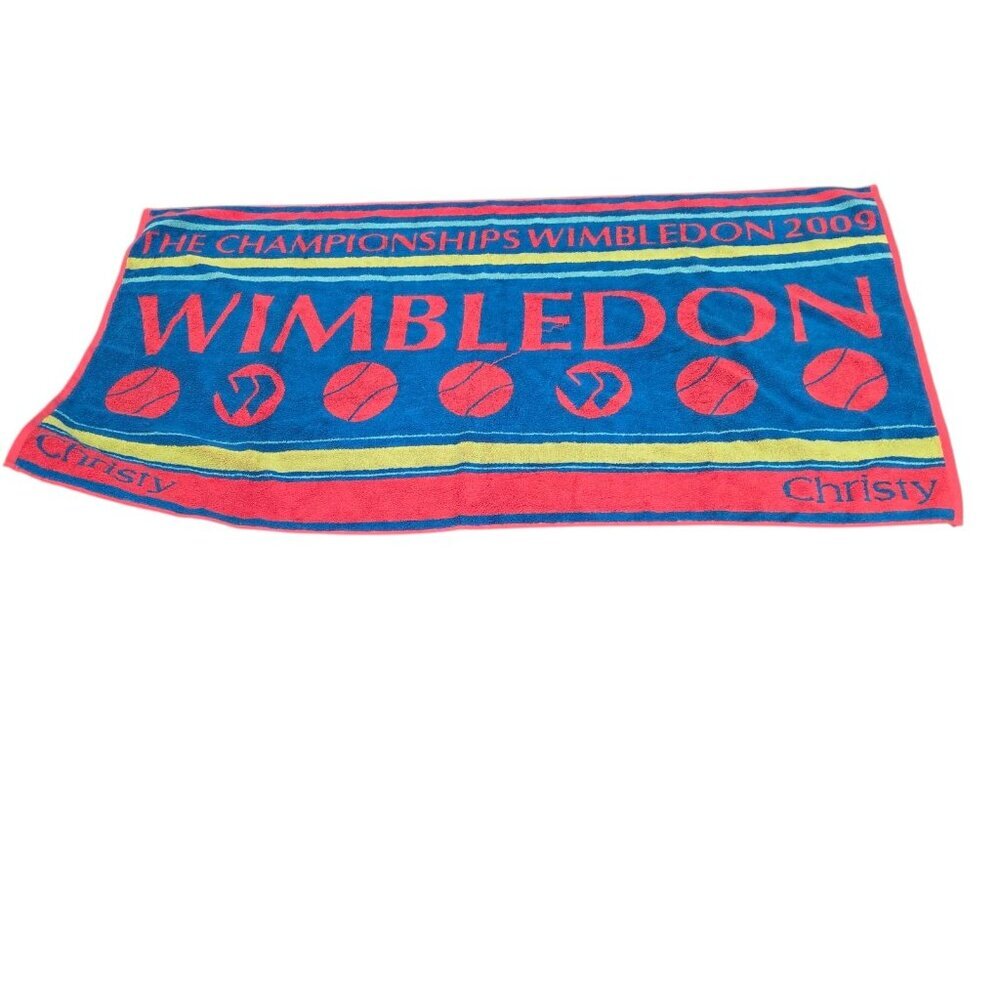 Official Wimbledon 2009 Ladies Towel Multicolor 52x28in